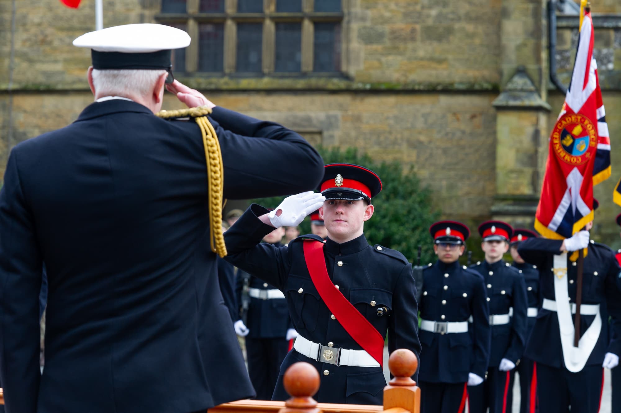 CCF Inspection Day welcomes Chaplain of the Fleet and Army Band Tidworth